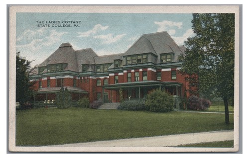 Ladies Cottage PENN STATE UNIVERSITY College PA Centre County Postcard