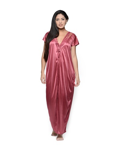 Satin Sleepwear Dress Babydoll Women 