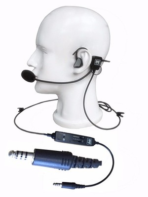 NEW UFQ in-ear helicopter pilot headset 
