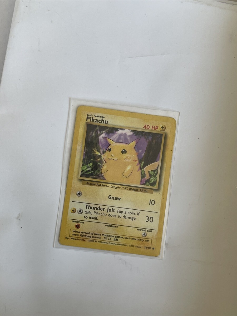 Pikachu 40hp Rare 1995 | eBay