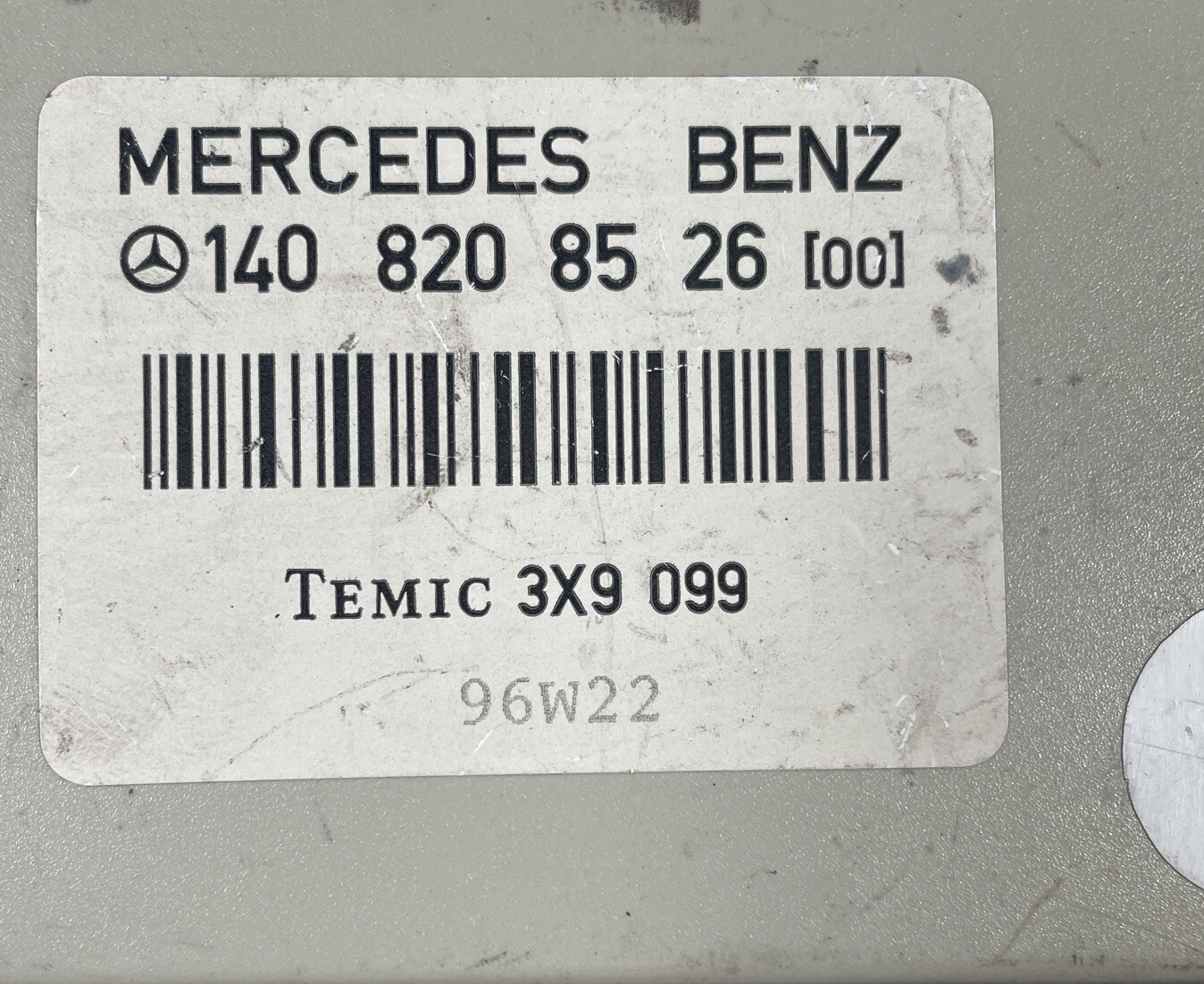 94-02 Mercedes R129 SL500 CL500 S500 Anti Theft Control Module  