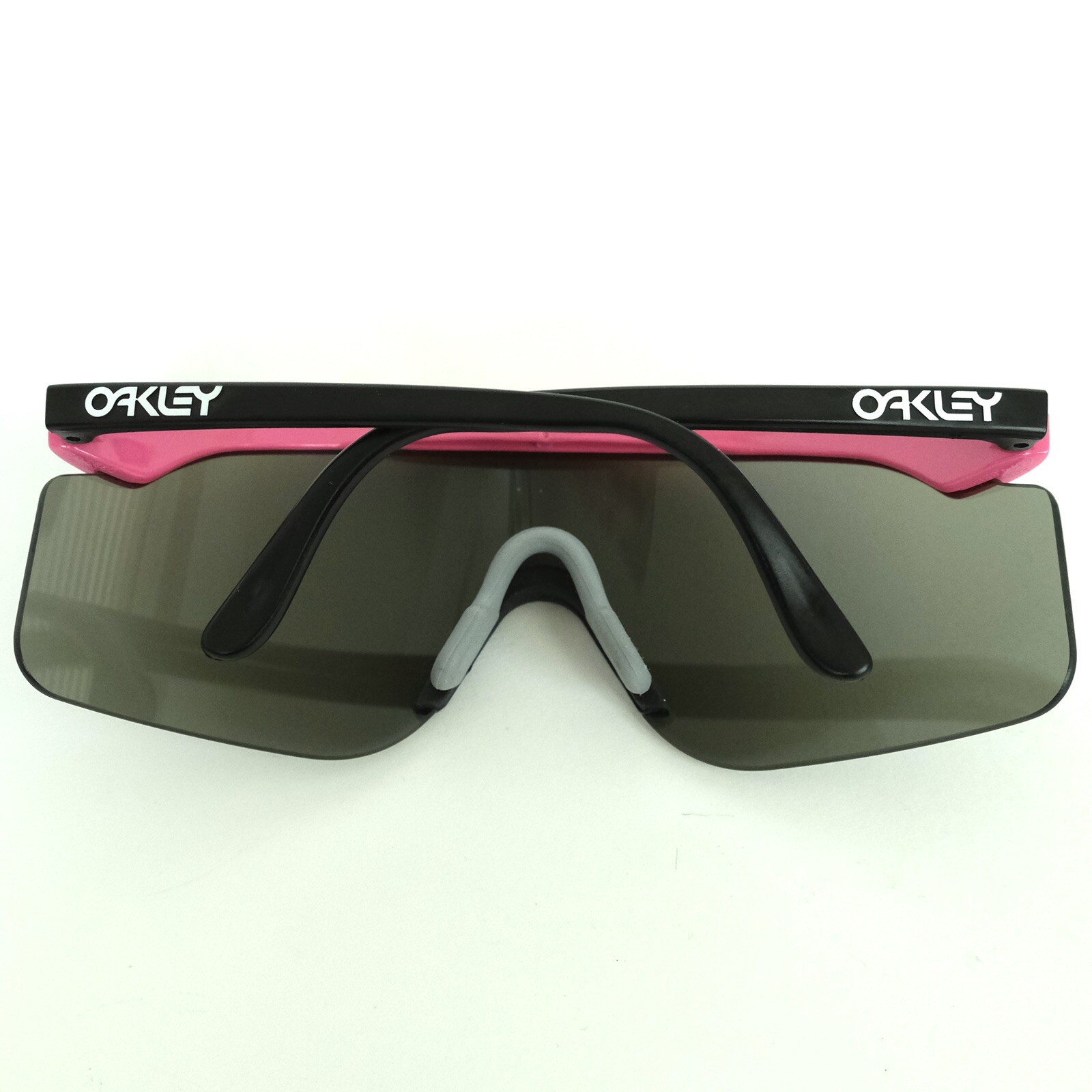 Vintage Oakley Pink Razor Blade Sunglasses Glasses RA… Gem