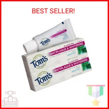 Tom's of Maine Antiplaque Tartar Control plus Whitening Toothpaste Trial Size, P