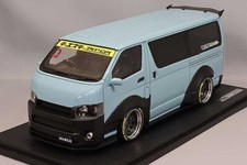 1/18 IG ignition #IG2803 Toyota Hiace Van T･S･D WORKS HIACE Blue Gray