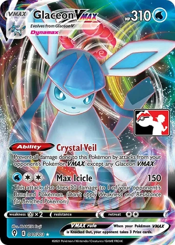 Glaceon VMAX 041/203 Prize Pack Series Cards
