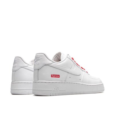 Nike x Supreme Air Force 1 Low Shoes (CU9225-100) 'Box Logo' | eBay