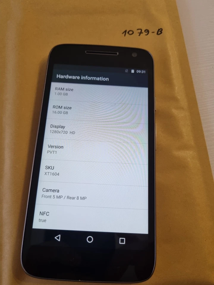 Motorola Moto G4 XT1604 - 16GB - Black (Unlocked) 5.5" 13MP  Smartphone - Image 3 of 3