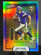 2021 Panini Prestige Football Kirk Cousins Franchise Favorites #FF-15 Vikings