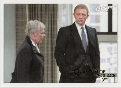 James Bond Archives 2015 - #011 Quantum of Solace Gold Parallel Card #076/125