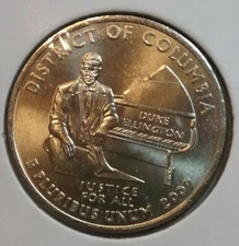 2009 Washington DC D Territory Quarter - BU - Uncirculated