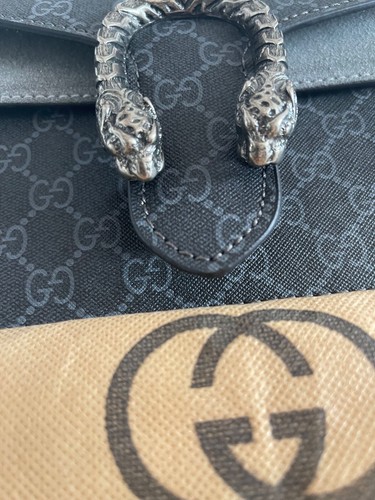 Gucci Kleine Dionysus Schultertasche mit Blau/Graufarbener Wildleder-Detail, Neu - Bild 5 von 17
