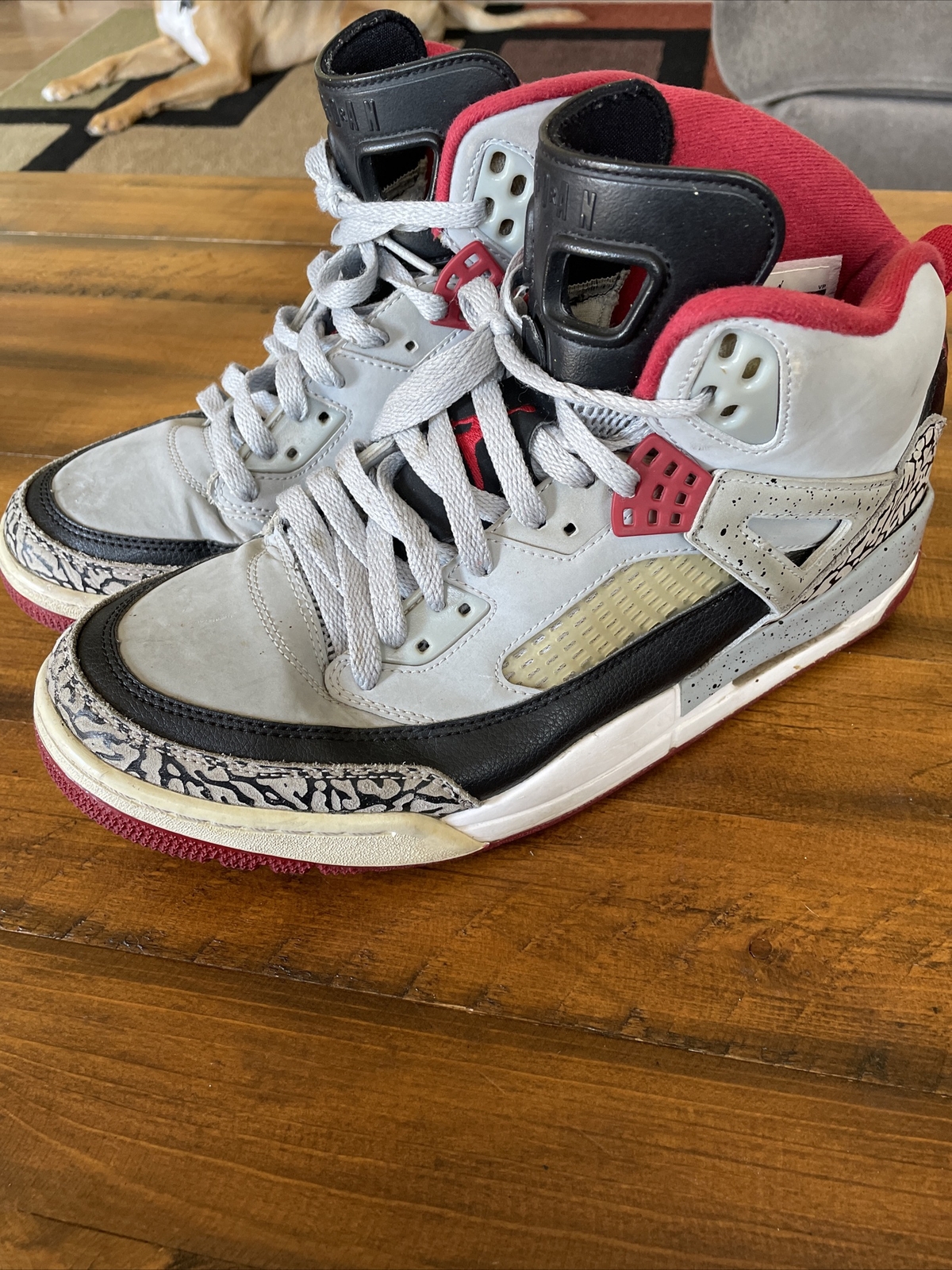 Nike Air Jordan Spizike Wolf Grey Basketball Shoe… - image 3