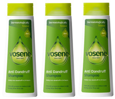 3x Vosene Original Anti-Dandruff Shampoo 300ml 10.66 per litre