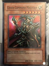 Yu-Gi-Oh! TCG Chaos Command Magician DR1-EN123 Unlimited Super Rare Near Mint