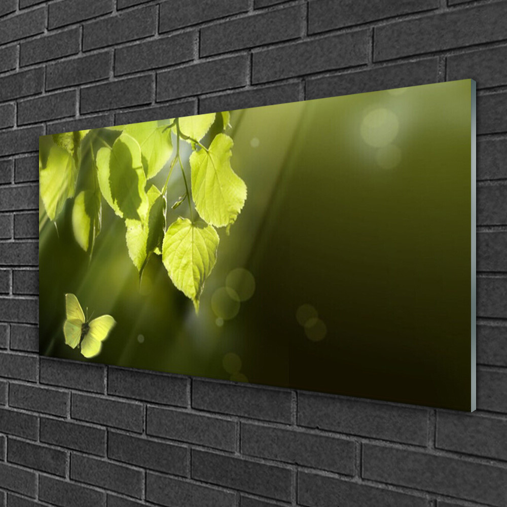 Impression sur verre 100x50 cm Tulup haute définition avec effet miroir lumineux