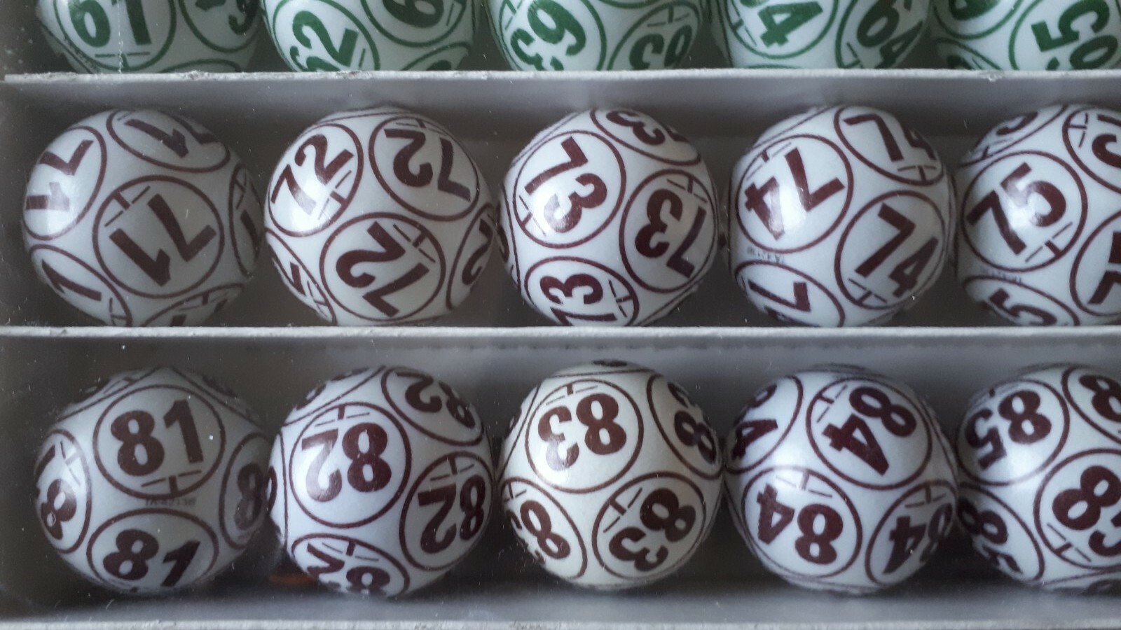 Bingo Balls Bingo Blower Balls 38mm Table Tennis Balls Vintage Used eBay