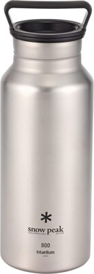 Gourde Isotherme Snow Peak Aurora Bottle 800ml – Titane, Ocean – Neuve Japon