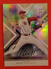 2016 PANINI ELITE ALEC HANSEN ON CARD AUTO. CARD#  49.