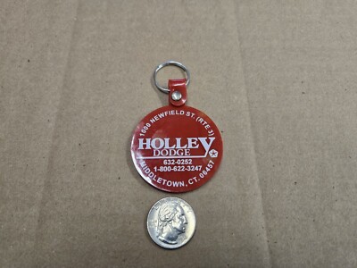 Holley Dodge Middletown Connecticut Dealership Vintage Keychain