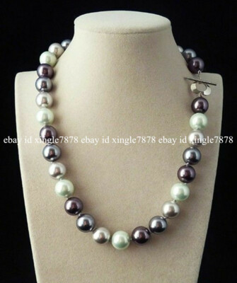 Lunga Collana D Perlne Colorate, Menta Turchese Con Schocch D Color ~ Accent D Perlne - Foto 7