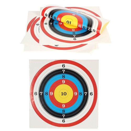 Premium Archery Target Sticker Paper for Bow &amp; Arrow Tear and Use (68 ...