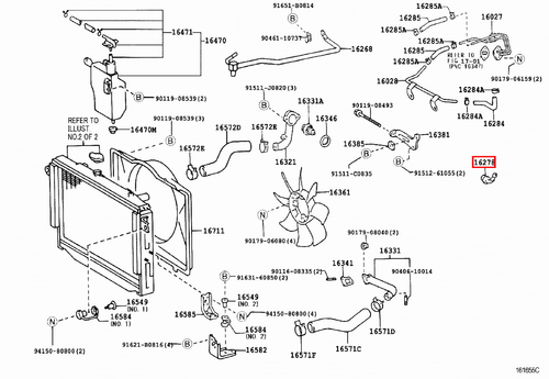 Genuine LandCruiser 80 79 78 75 70 100 76 Series 1HZ 1PZ 1HD Water By-pass Pipe - Picture 13 of 20