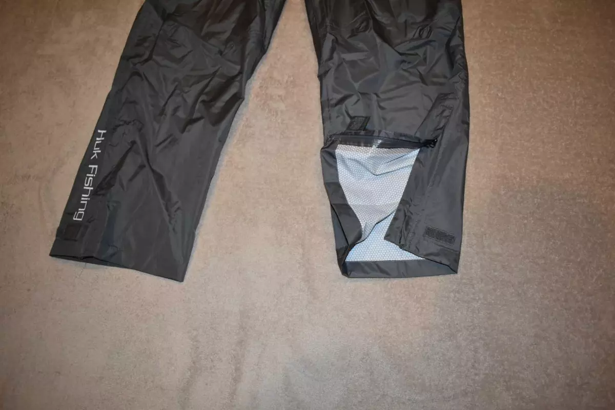 Huk Packable Rain Fishing Pants H4000016 Men's XXXL Gray NWT