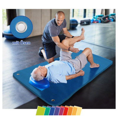 Sport-Tec Therapiematte inkl. Ösen, LxBxH 180x100x1,5 cm