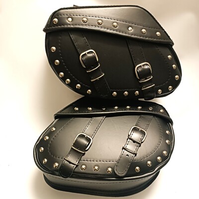 SADDLEBAGS VICTORY INDIAN BIG DOG NATURAL LEATHER QUALITY CLASSIC STYLE