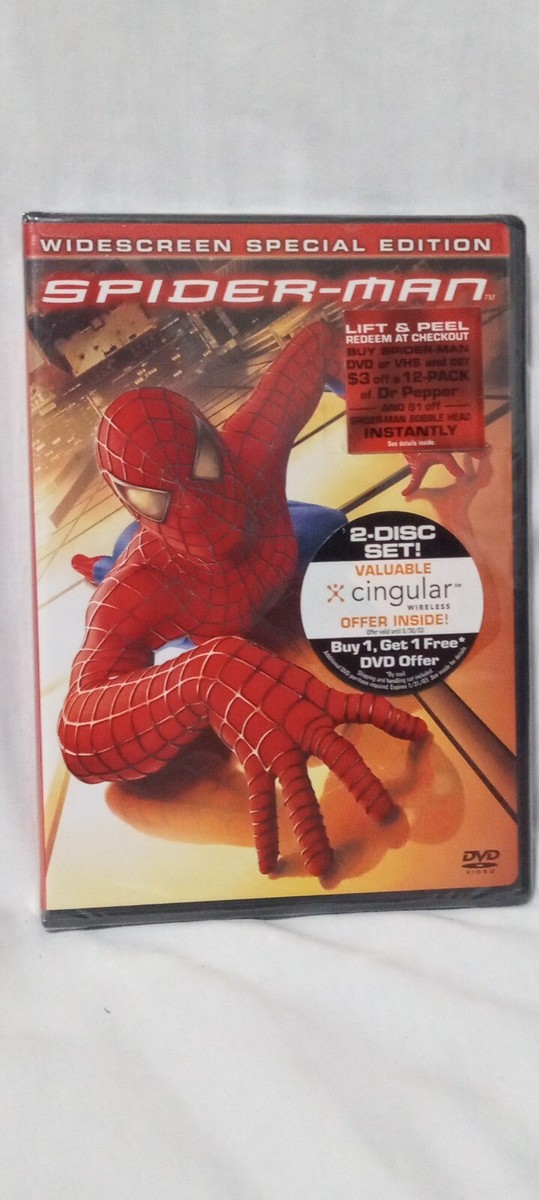 Spider-Man (DVD, 2002) Toby Maguire Kirsten Dunst Widescreen