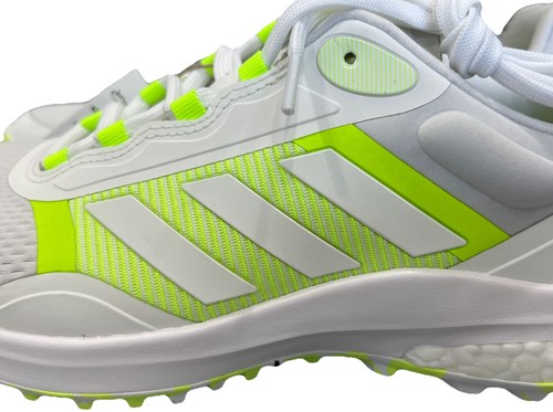Adidas Zoysia Golf Shoes White Neon Green Women’s Size 8.5 NWT No Box - Picture 4 of 5