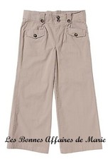 gCARLING - LIQUIDATION - Pantalon basique beige 8A - Neuf avec étiquette