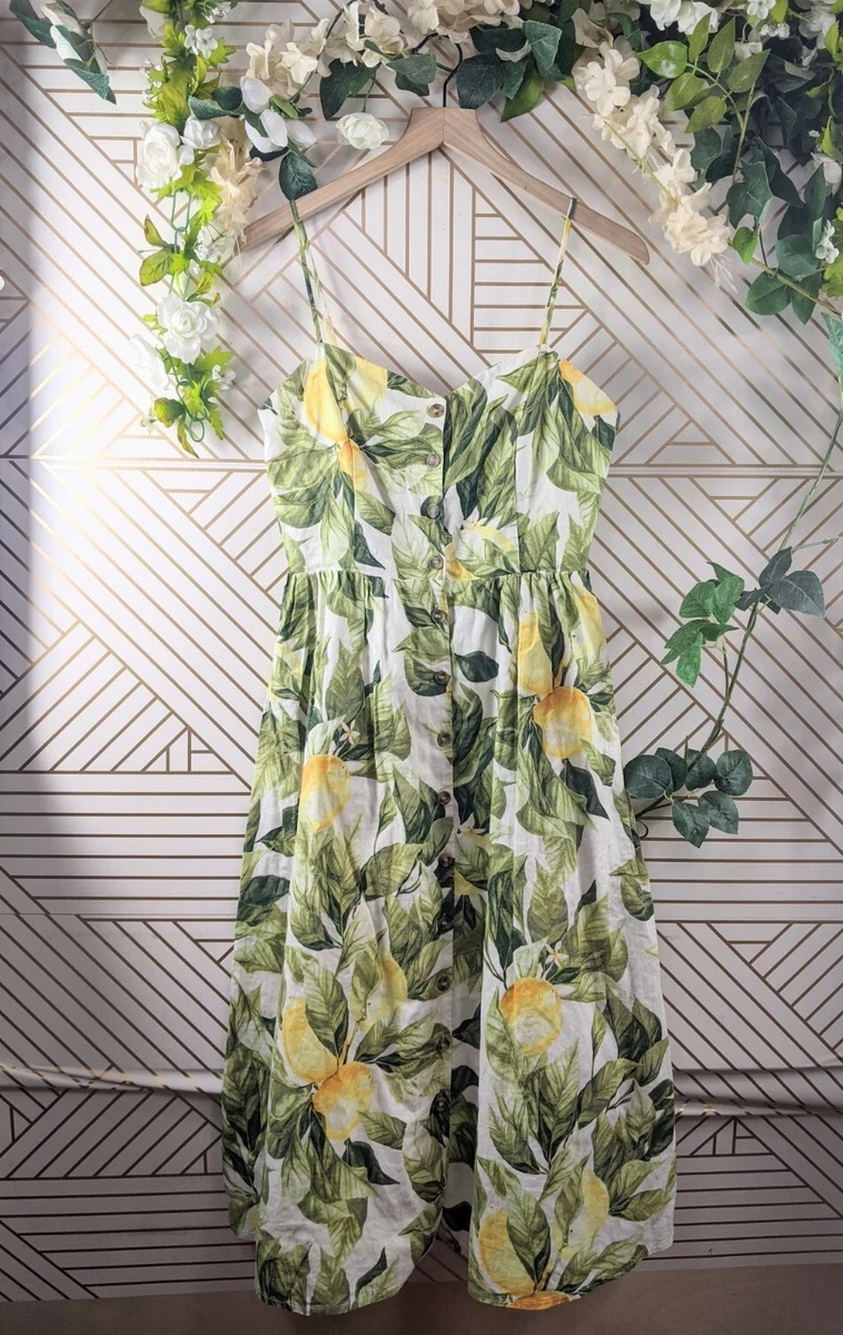 H&m lemon dress sale