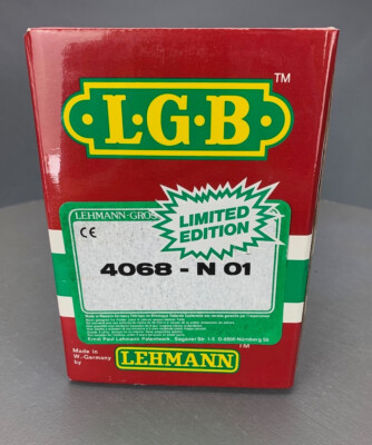 G Scale LGB 4068-N 01 Stock Car Great Northern #4068 Red LTD Ed