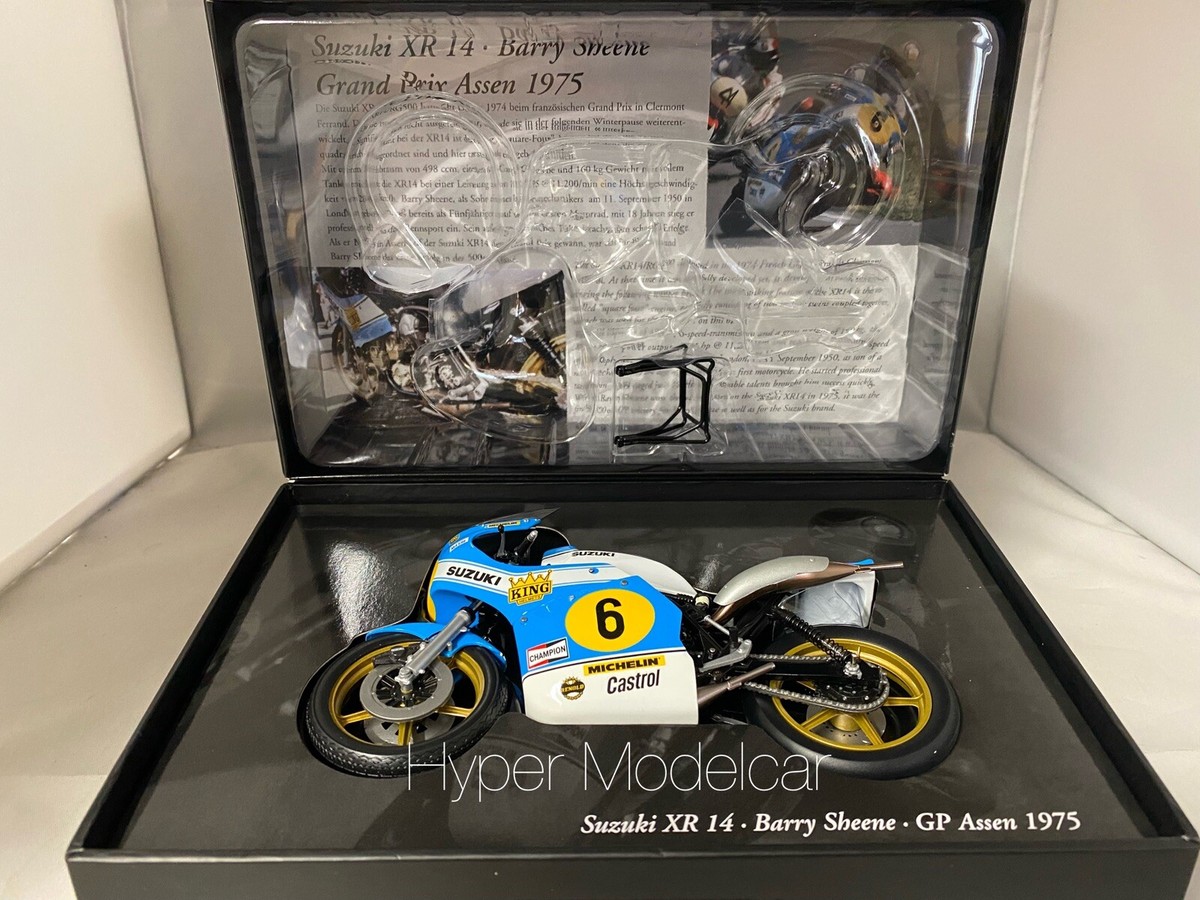 MINICHAMPS　Suzuki XR14 •B.Sheene•GP 1975 Minichamps 1:12 Suzuki XR 14 #6 GP Assen 1975 Barry Sheene