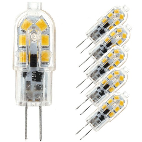 10Pcs G4 LED Light Bulb 2W Non-Dimmable Warm White 180 Lumen 3000K AC DC 12V - Picture 3 of 13