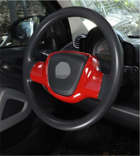 Borde del panel de volante interior ABS rojo adecuado para Mercedes Benz Smart 2009-2015 - Imagen 5 de 11