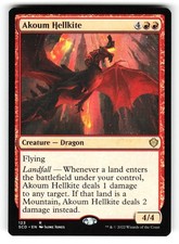 Akoum Hellkite #123 (NM) (Non-Foil) (R) (SDC) Magic MTG