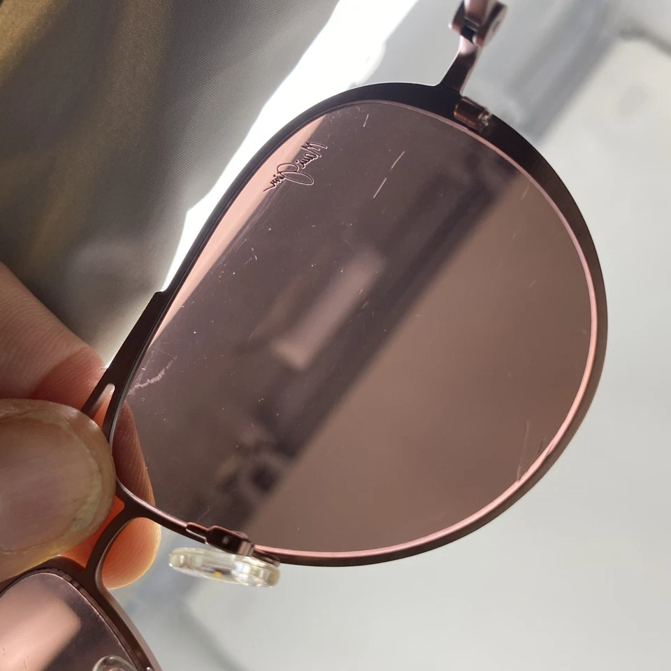 MAUI JIM WALLOWS MJ543-19A MARRÓN SATINADO MATE CON ROSA MAUI ROSA POLARIZADO L181 Foto 4 de 4