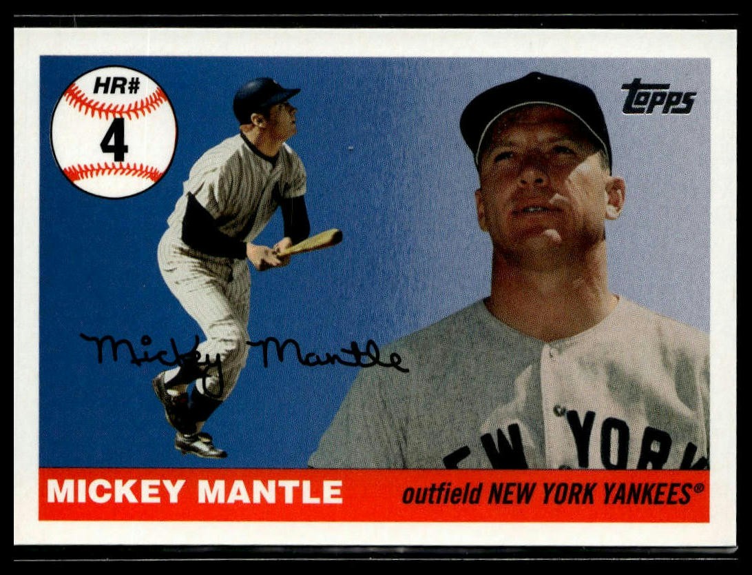 2006 Topps #MHR4 Mickey Mantle Mickey Mantle Home Run History