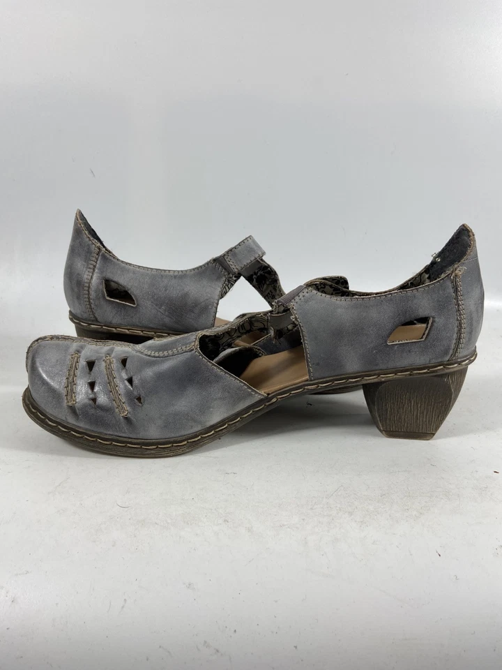 Rieker size 40 women's pumps loafers slip on very good Nr44 - Image 3 of 4