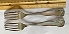2 Gorham 7 “ Lancaster Rose Sterling Silver Dinner Forks 76+ grams Not Scrap! — photo 6