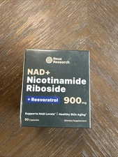 Reus Research NAD+ Supplement Liposomal Nicotinamide Riboside 900 mg 80 Capules