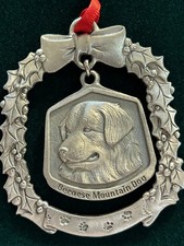 Bernese Mountain Dog Fine Pewter Dog Breed Ornament