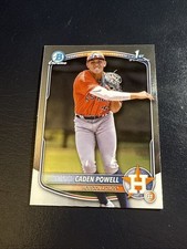 2025 Bowman Chrome #BCP-212 Caden Powell Bowman Chrome Prospects