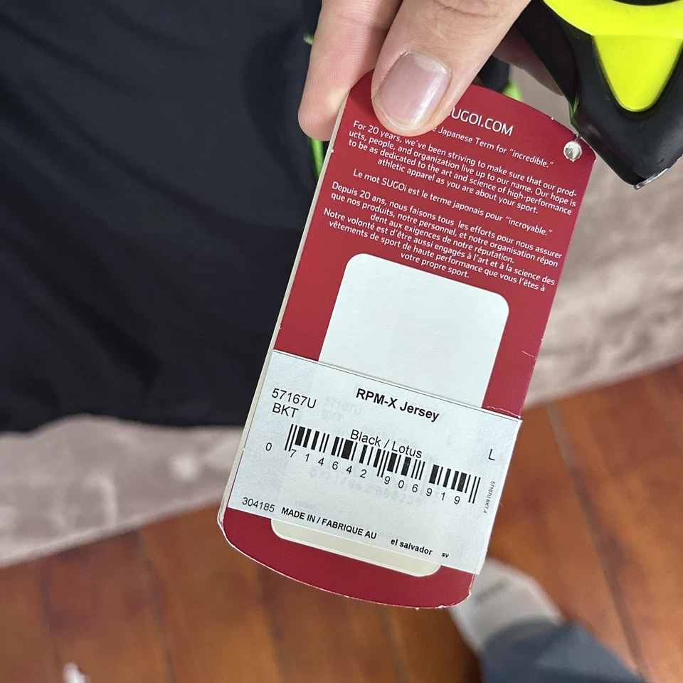 Camiseta deportiva de ciclismo Sugoi RPMX de neón para hombre talla grande con cremallera manga corta nueva con etiquetas Foto 2 de 4