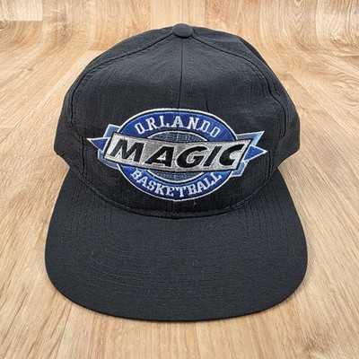 Vintage Orlando Magic Hat Cap Snap Back Black NBA Basketball Starter Mens 90s