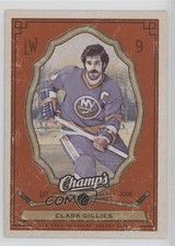 2009-10 Upper Deck Champ's Red Clark Gillies #64 HOF 0c1o