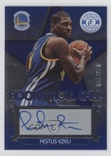 2012-13 Totally Certified Rookie Roll Call Blue 23/129 Festus Ezeli #63 Auto 2d9