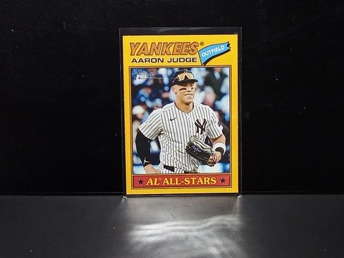 2026 Topps Heritage Baseball Card Insert (Yellow) Aaron Judge #10 NY Yankees